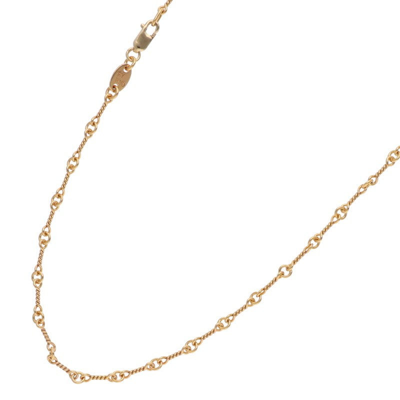 22K NECKCHAIN T18 / Twist Chain 18inch