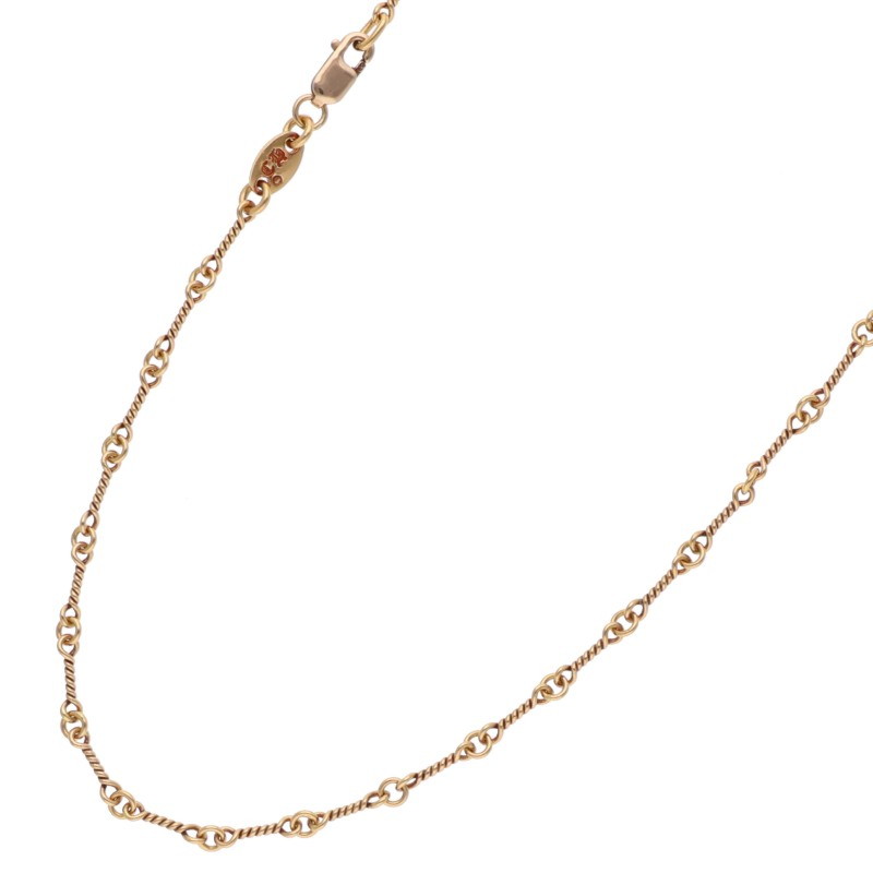 22K NECKCHAIN T18 / Twist Chain 18inch