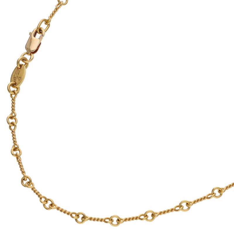 22K NECKCHAIN T18 / Twist Chain 18inch