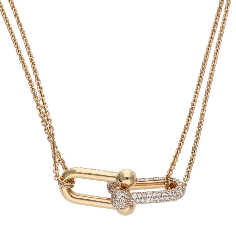 TIFFANY&Co. ラージPAVEダイヤ0.74ctネックレス