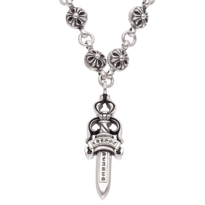 #1 CRSBL CHN DOUBLE DAGGER / Cross Ball Chain Dagger