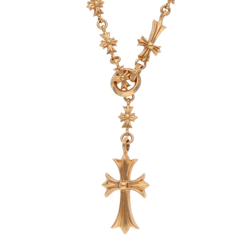 22K CHKE CHN TNYE W CH CRS / Choke Chain Rosary