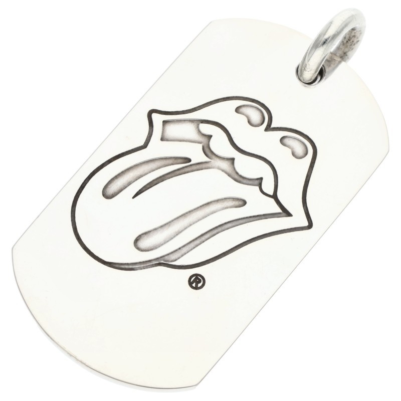D TAG LRG LT Lip and Tongue Dog Tag
