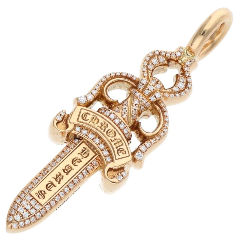 22K DBL DAGGER P/DIA / 22K Double Dagger