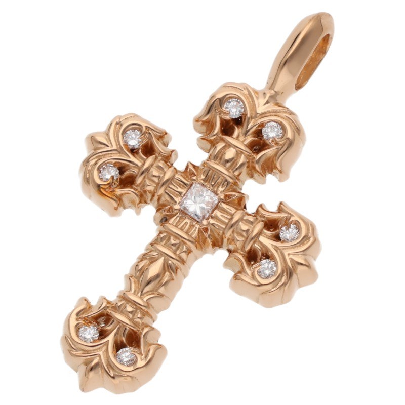 22K CHARM FILIGREE TINY P/DMND / Tiny Filigree