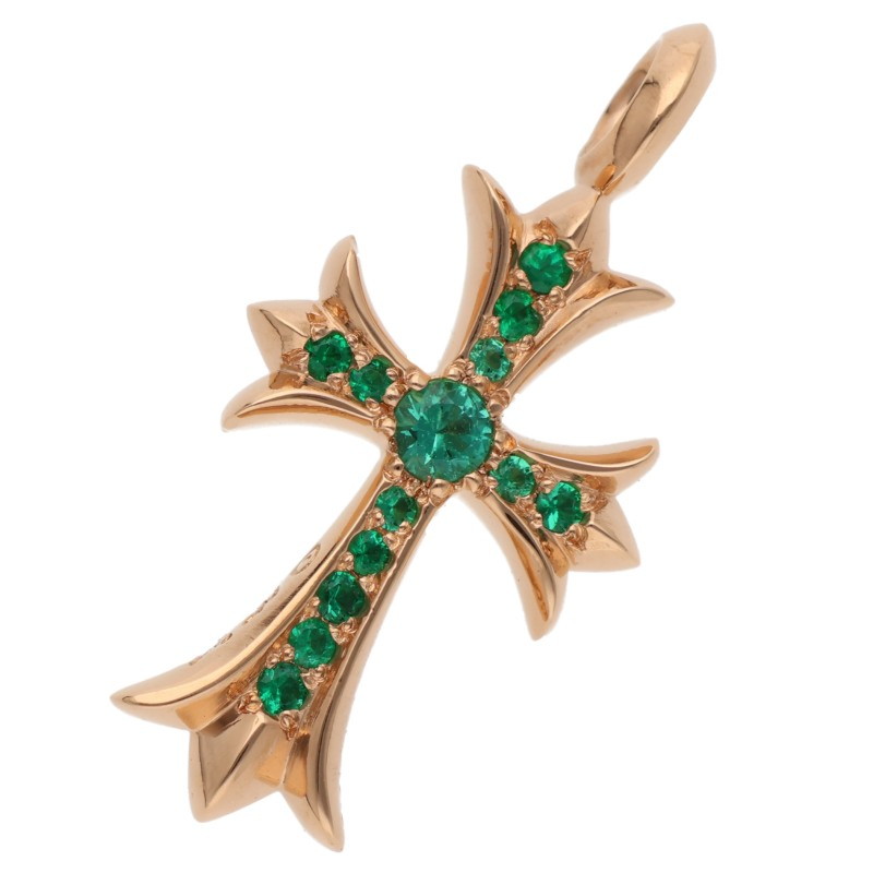 22K TNY CRSF P EMLD Tiny Fat Cross