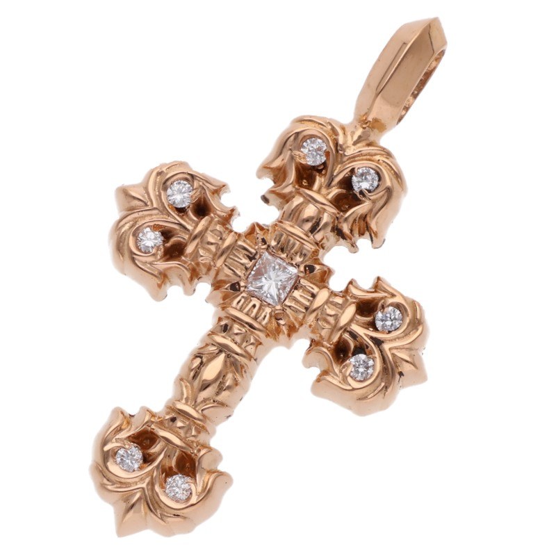 22K CHARM FILIGREE TINY P/DMND / Tiny Filigree