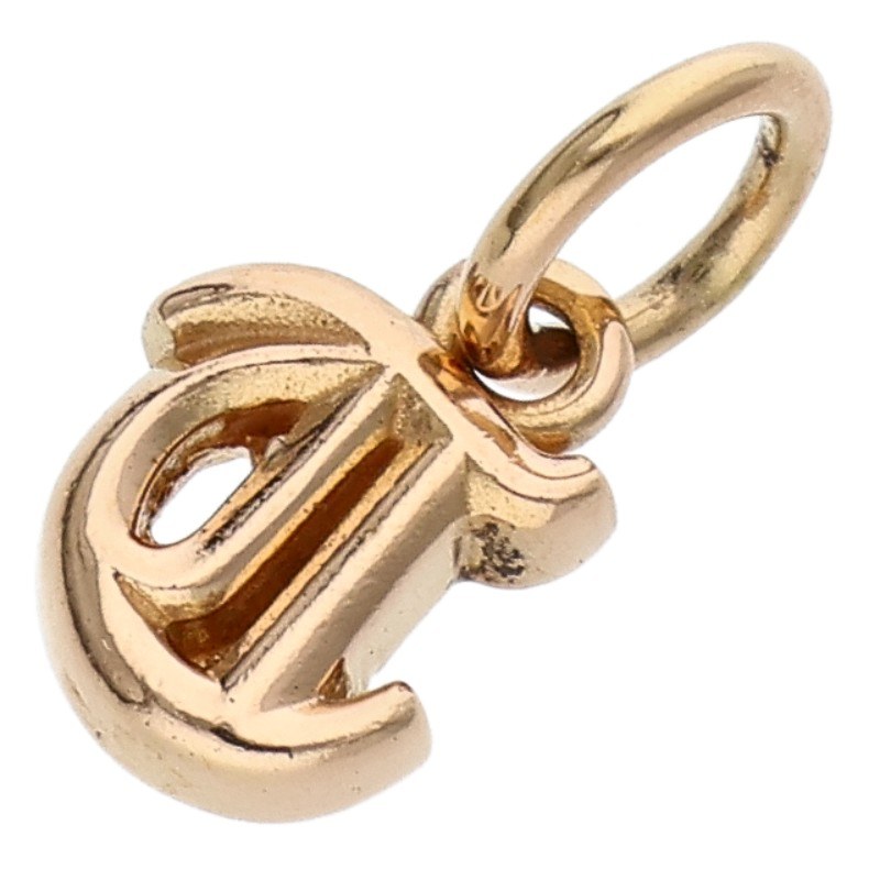 22K STACK ALPHABET / Alphabet Stack Charm