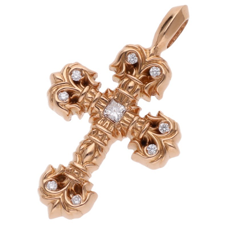 22K CHARM FILIGREE TINY P/DMND / Tiny Filigree