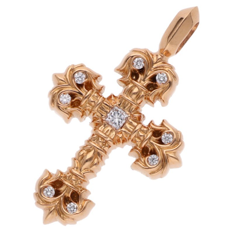 22K CHARM FILIGREE TINY P/DMND / Tiny Filigree