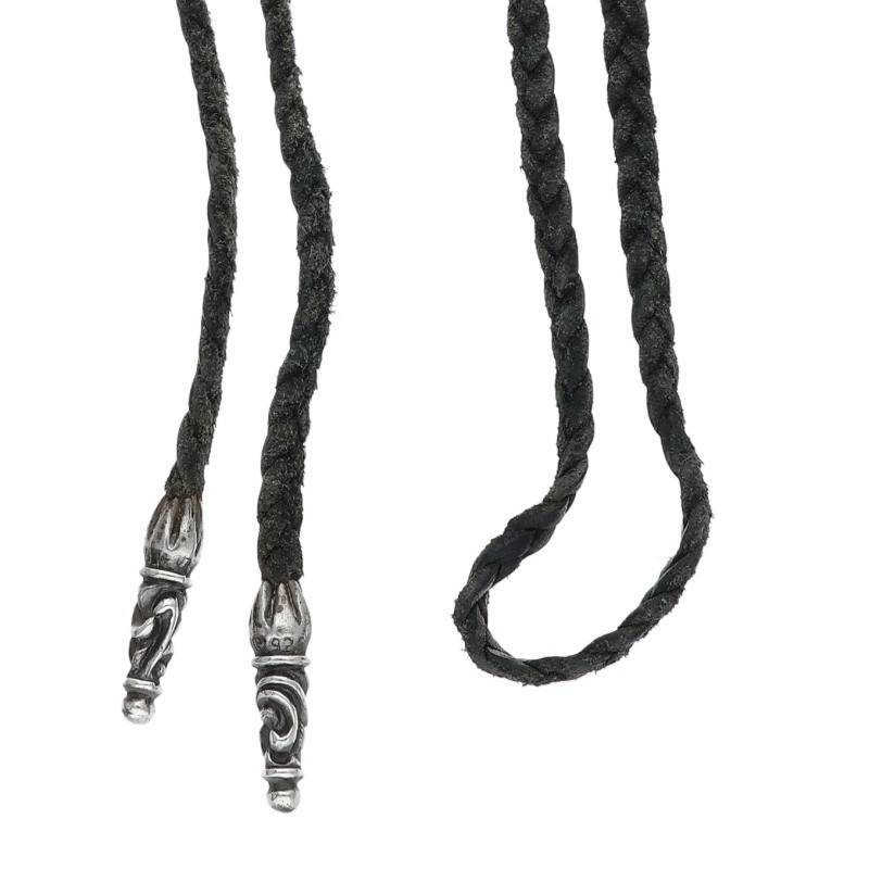 LEATHER BRAID / Scroll Leather Braid
