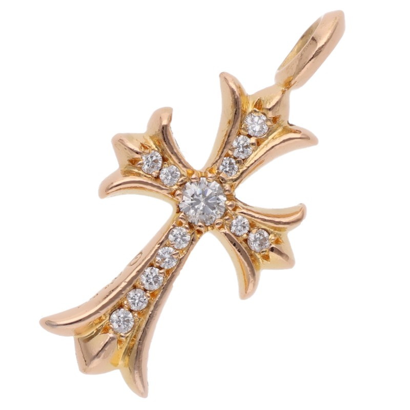 22K TNY CRSF P/DMND / Tiny Fat Cross