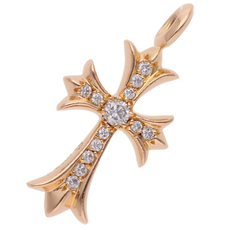 22K TNY CRSF P/DMND / Tiny Fat Cross
