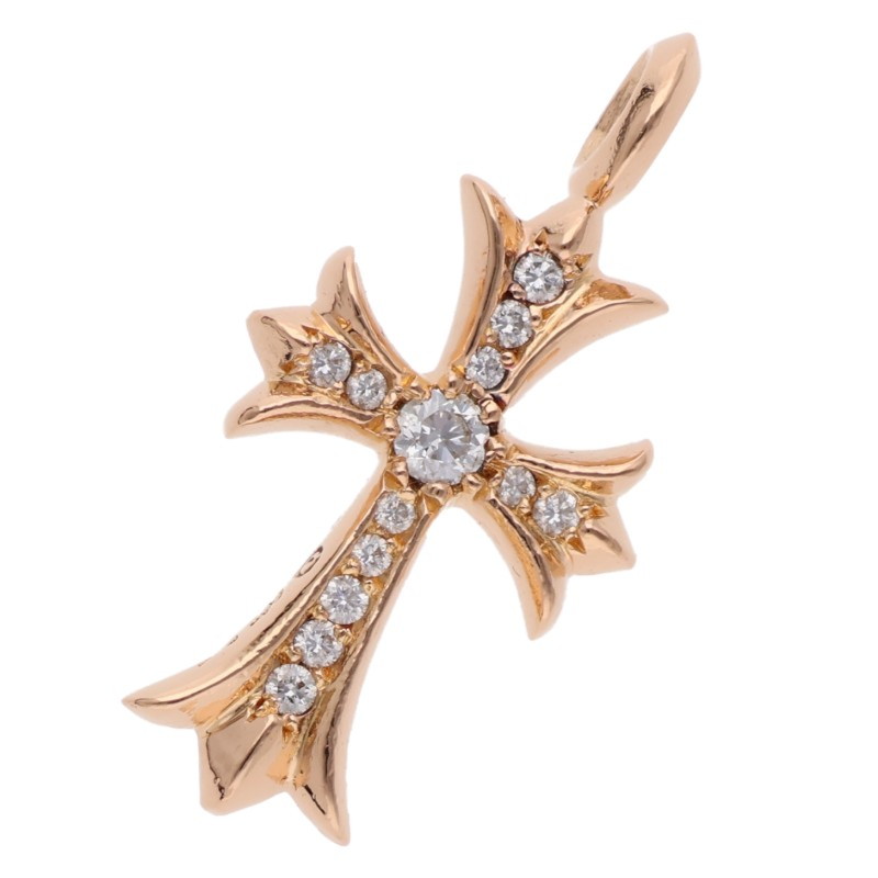 22K TNY CRSF P/DMND / Tiny Fat Cross