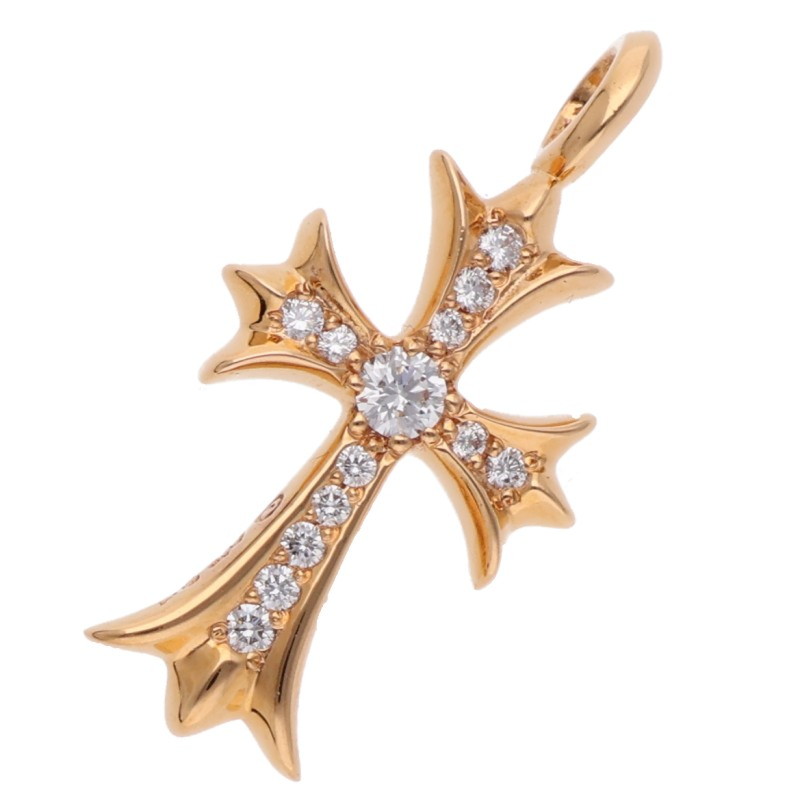 22K TNY CRSF P/DMND / Tiny Fat Cross