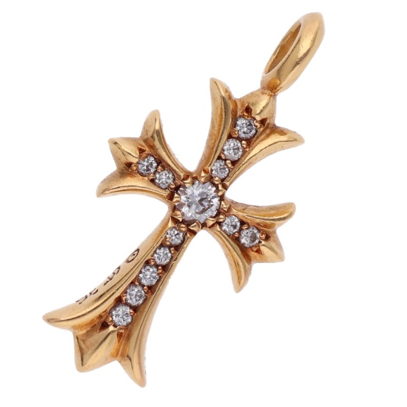 22K TNY CRSF P/DMND / Tiny Fat Cross