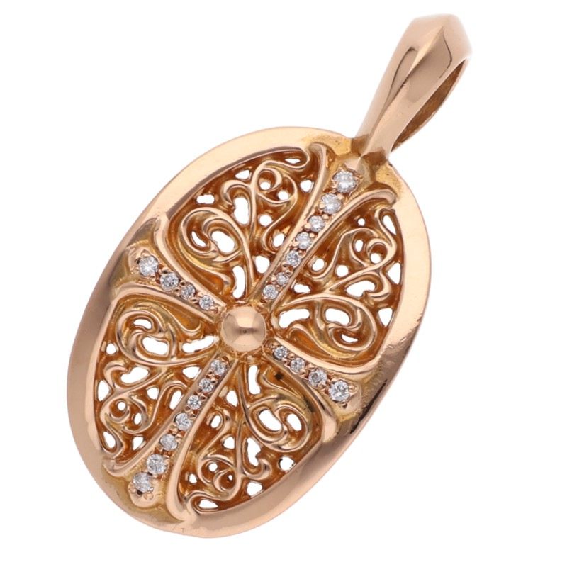 22K CLSC OVAL P DMND Classic Oval