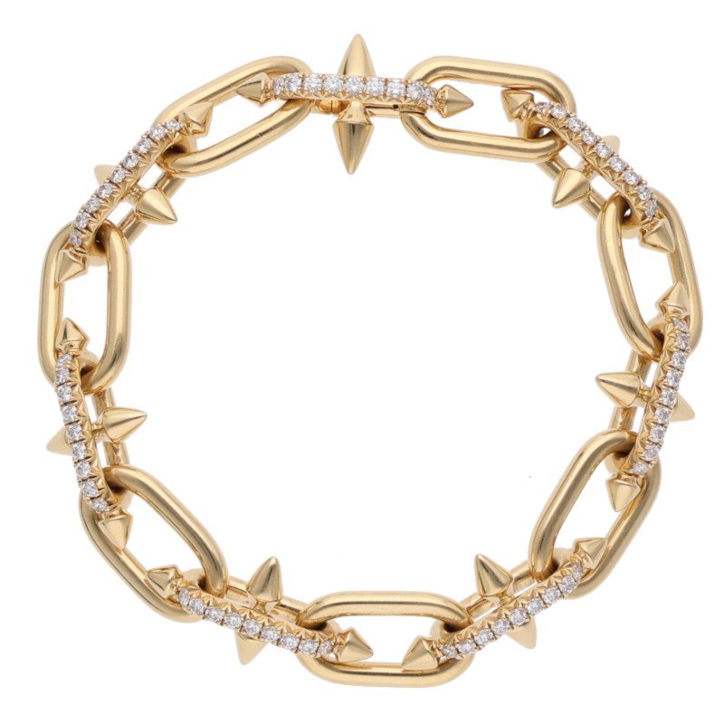 TIFFANY&Co. 18K YGダイヤブレスレット
