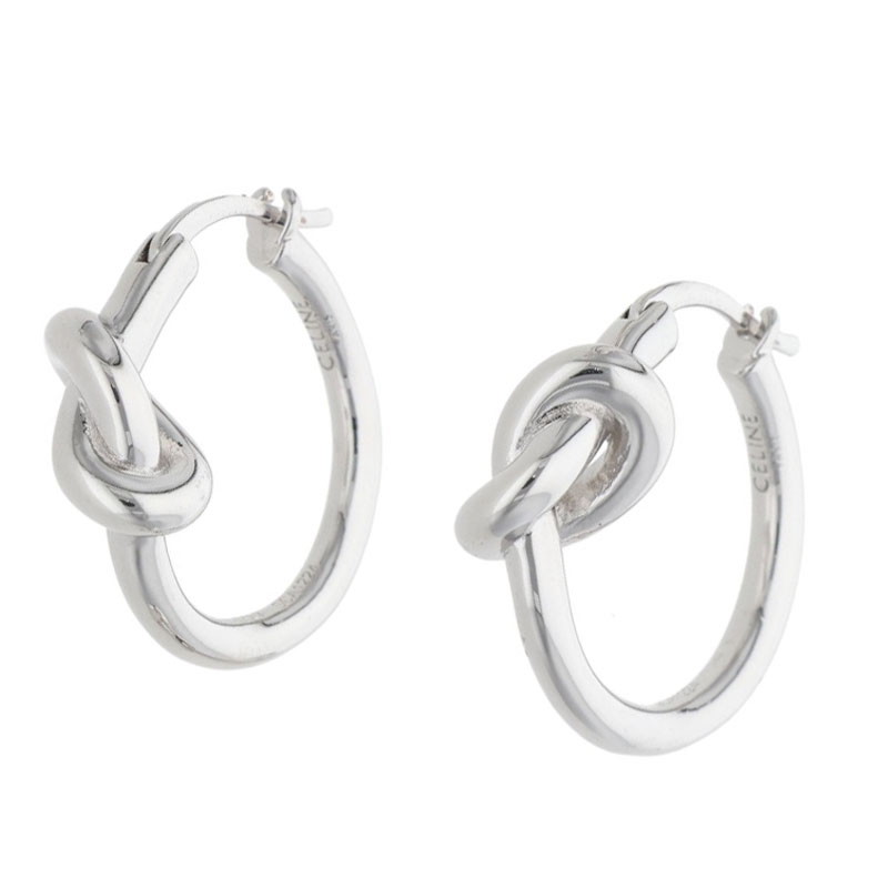 ノットDouble Hoop Earrings