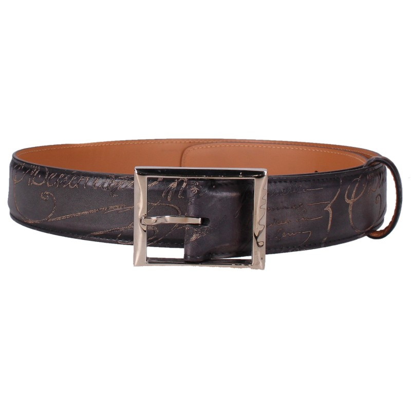 カリグラフィAllover Leather Belt