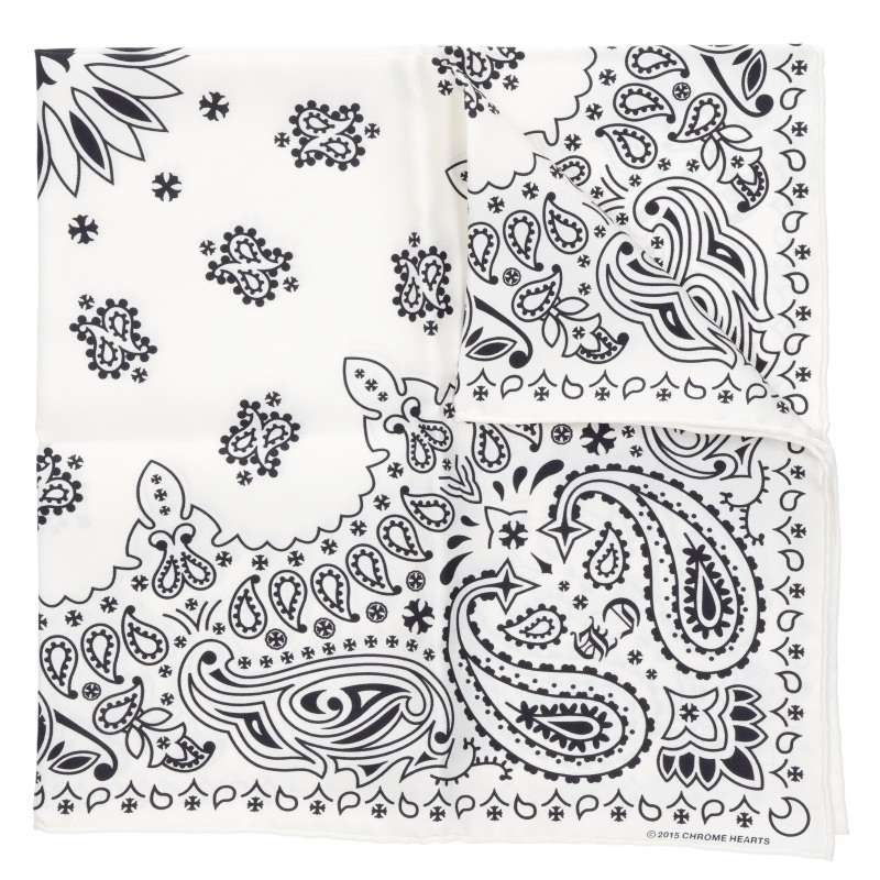 CH Paisley Print Silk Bandana