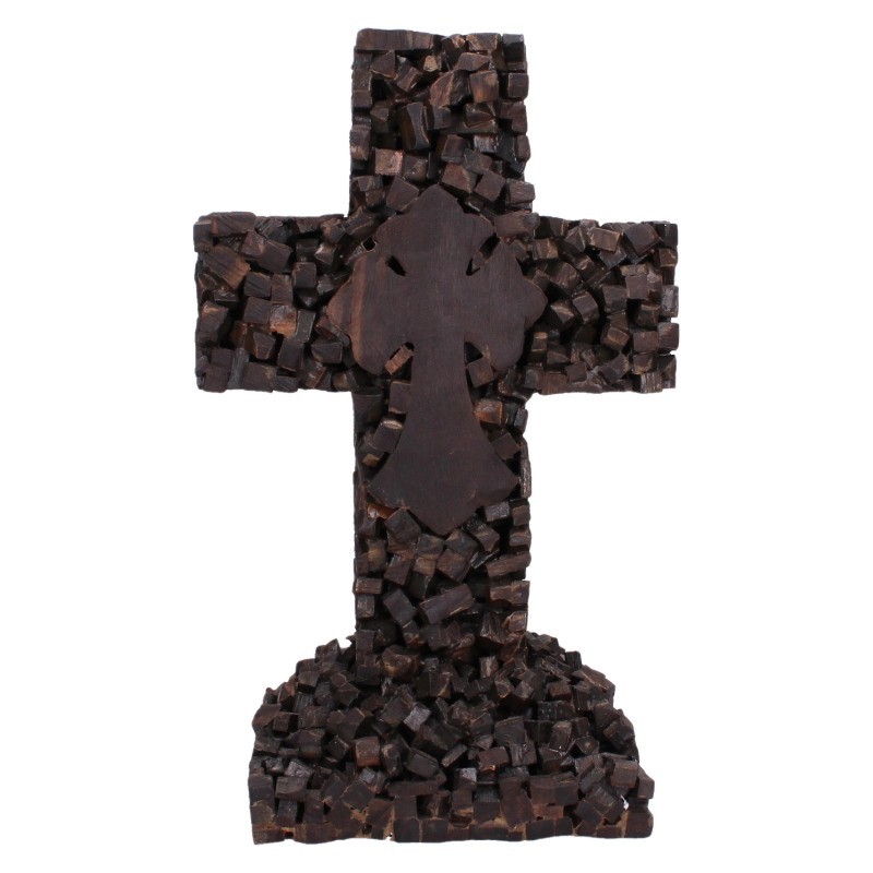 EBONY WOOD EOA CROSS