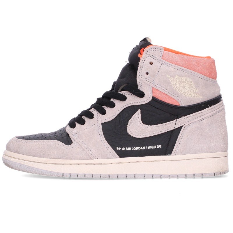 NIKE エアジョーダン1ハイオージーハイパークリムゾンスニーカー
