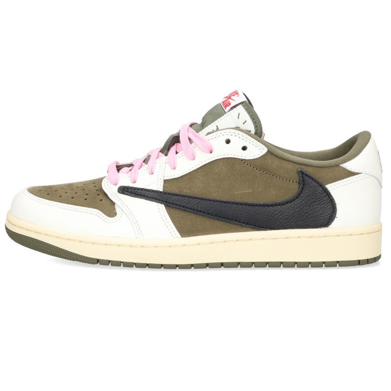 NIKE エアジョーダン1ローリバースオリーブスニーカー