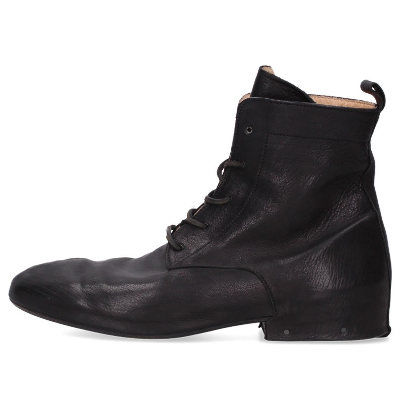 Lace-Up Leather Boots