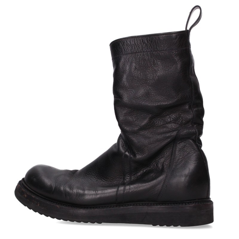 Rick Owens サイドジップ クリーパー レザーブーツ
