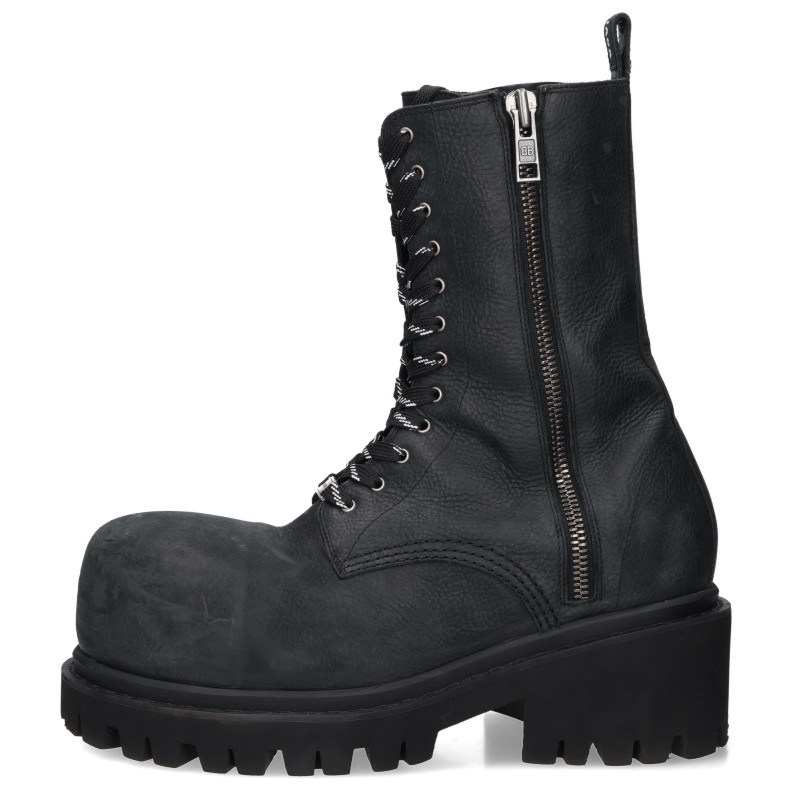 BALENCIAGA カーフヌバックストンパージップブーツ