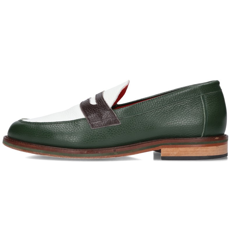 BicolorペニーLoafers Shoes