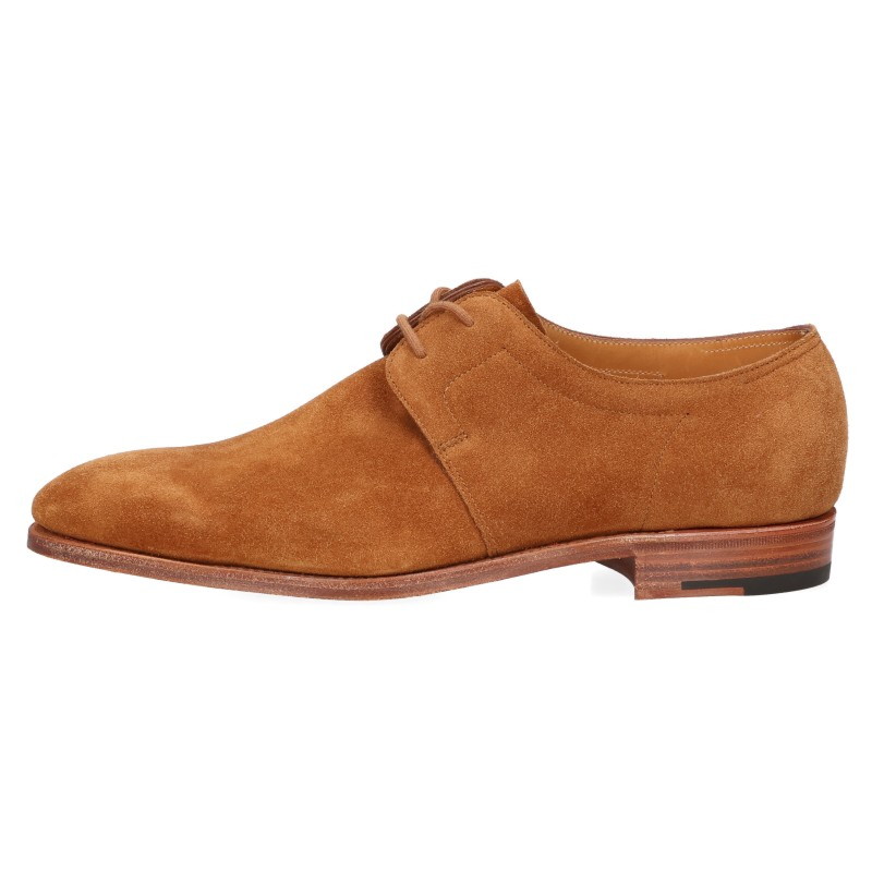 JOHNLOBB スエードプレーントゥシューズ