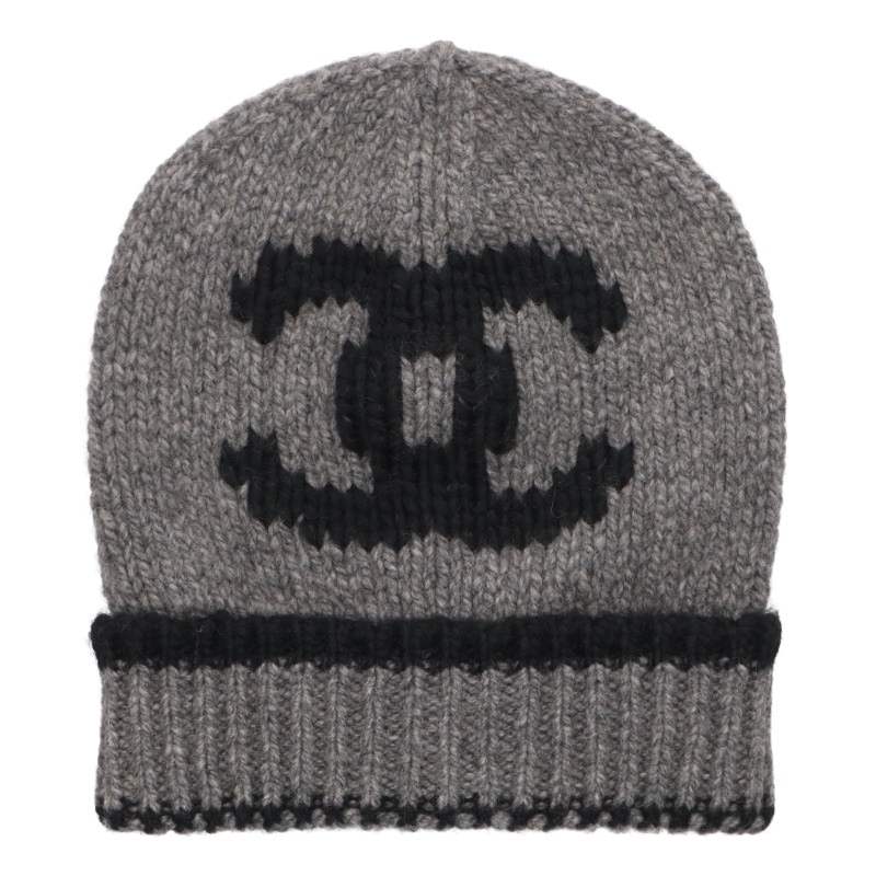 Coco Mark Embroidered Cashmere Beanie