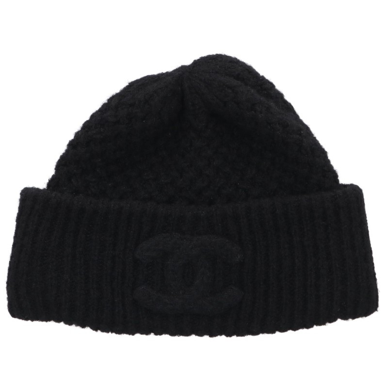 Coco Mark Embroidered Cashmere Beanie
