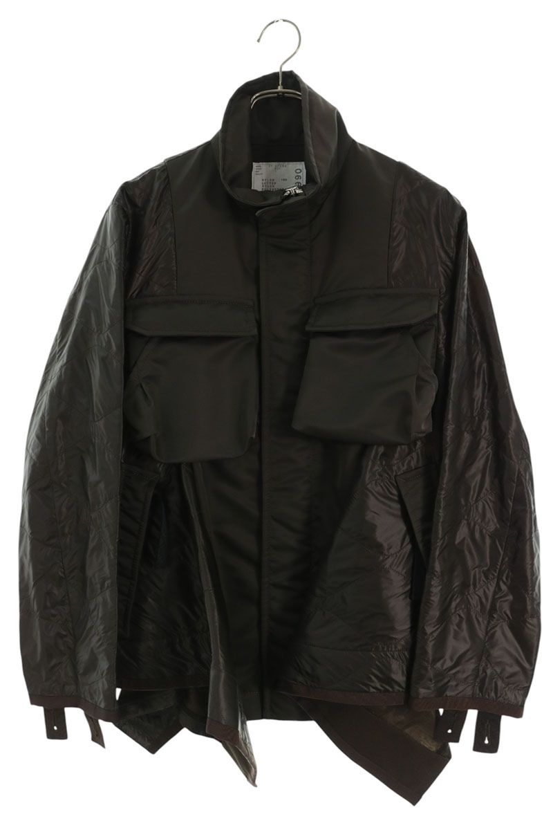 Sacai ナイロンツイルドッキングコート
