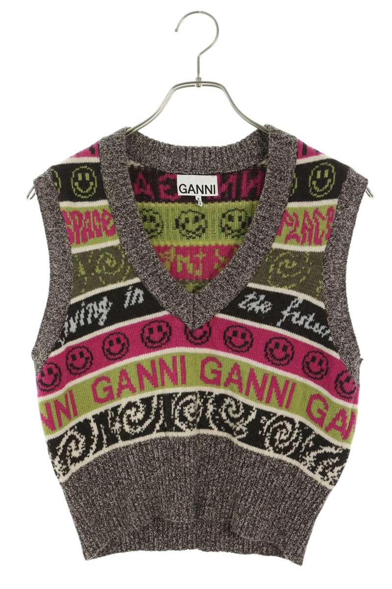 Allover Border Knitベスト