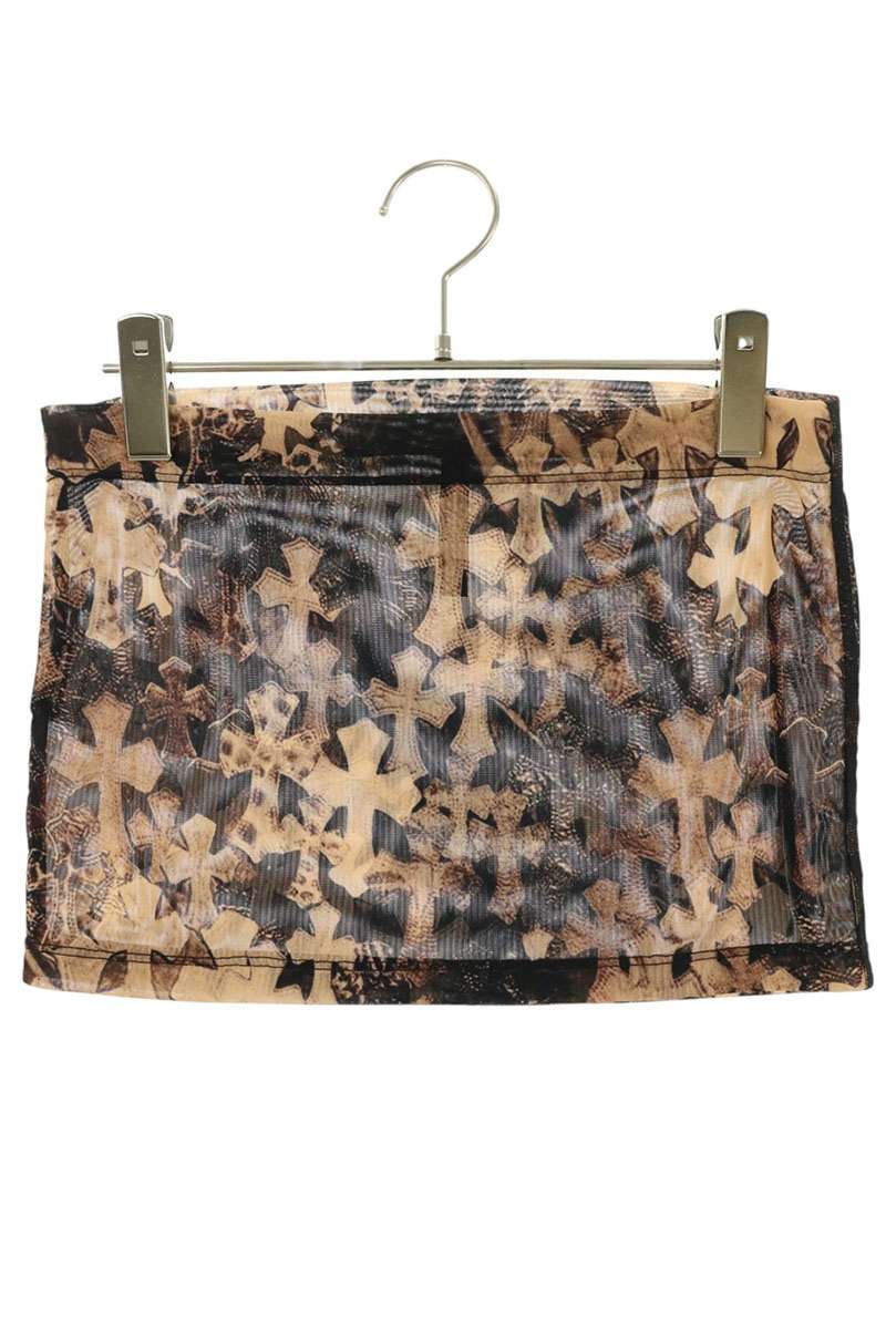 Cross Allover Sheer Tube Topトップス