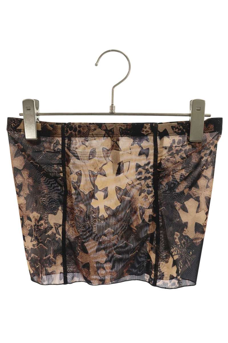 Cross Allover Sheer Tube Top