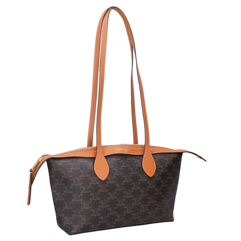 CELINE トリオンフキャンバススモールダッフルトートバッグ